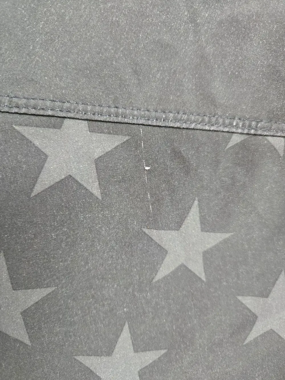 Hurley Board Shorts Mens 38 Black Flag Stars Swim Trunks Drawstring Patriotic